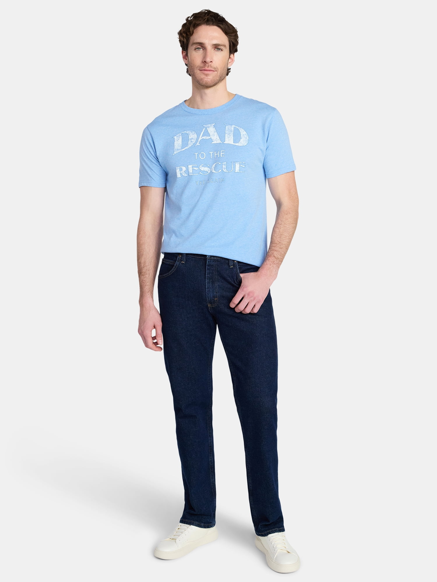Father's Day Men's Rescue Dad Graphic Tee by Way to Celebrate, Sizes XS-5XL
