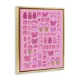 thumbnail image 2 of Stupell Industries Contemporary Pink Toned Candies Gold Floating Frame Canvas Art, 25 x 31, by LISH Creative, 2 of 8
