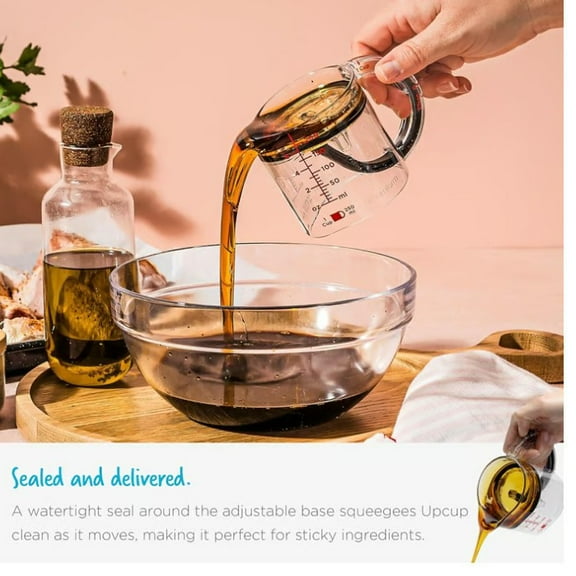 Multifunctional 4-in-1 Measuring Cup Easy to Clean for Cooking and Baking Integrated Household Adjustable Measuring Cup