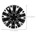 thumbnail image 2 of TOYMYTOY Black 16 Inch Wheel Hub Caps for Car Easy Install Universal Automotive Rim Covers, 2 of 6