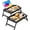 2-black 2 Pack, variant on Foldable Bamboo Breakfast Tray with Legs and Handles, Set of 2 Bed Tables for Eating, Reading, or Recovery, 16.92 x 12.6 Inch Lap Trays for Adults and Kids