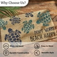 thumbnail image 5 of Split P Don't Worry Beach Happy Sea Turtle Doormat, 5 of 6