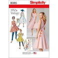 thumbnail image 2 of Simplicity Misses' Size 14-22 Vintage Dresses Pattern, 1 Each, 2 of 2