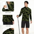 thumbnail image 5 of Mifsaly Lightweight Zip Up Hoodie Men Upf 50+ Sun Protection Shirts Camouflage Lightweight Summer Hoodies Hunting Outdoor Sweatshirt with Mask XXL, 5 of 7