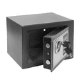 thumbnail image 1 of Caja Fuerte De Seguridad Digital Labg Con Apertura Electrónica Gris, 1 of 5
