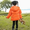 thumbnail image 5 of Esaierrr 2-12T Boys Girls Winter Coats with Hooded down Jackets for Baby Kids Solid Color Warm down Jacket Tops Washing-Free Winter Coats, 5 of 7