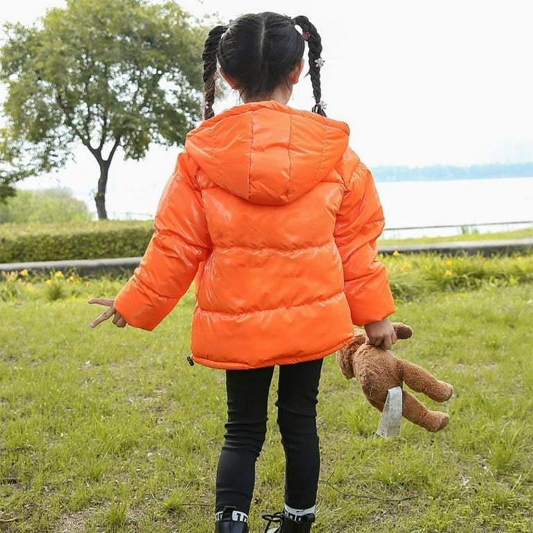 Godderr Kids Snow Down Boys Girls Winter Down Coats Toddler Warm Down Jacket Thick Hooded Toddlers Baby Winter Cotton Wash Free Outerwear for 2 12Y Walmart