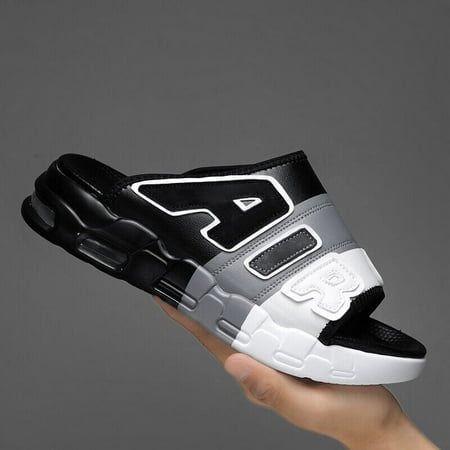 Men s Fashion Casual Shoes Slippers Non-Slip Sandals Beach Air Cushion Slides