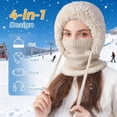 thumbnail image 2 of Balaclava Bonnet - Masque Foulard d'Hiver 3-en-1, 2 of 7