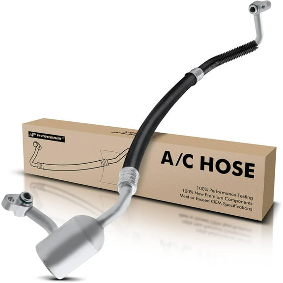 A-Premium A/C Suction Line Hose Assembly Compatible with 2008-2010 Toyota Highlander V6 3.5L, Compressor to Evap