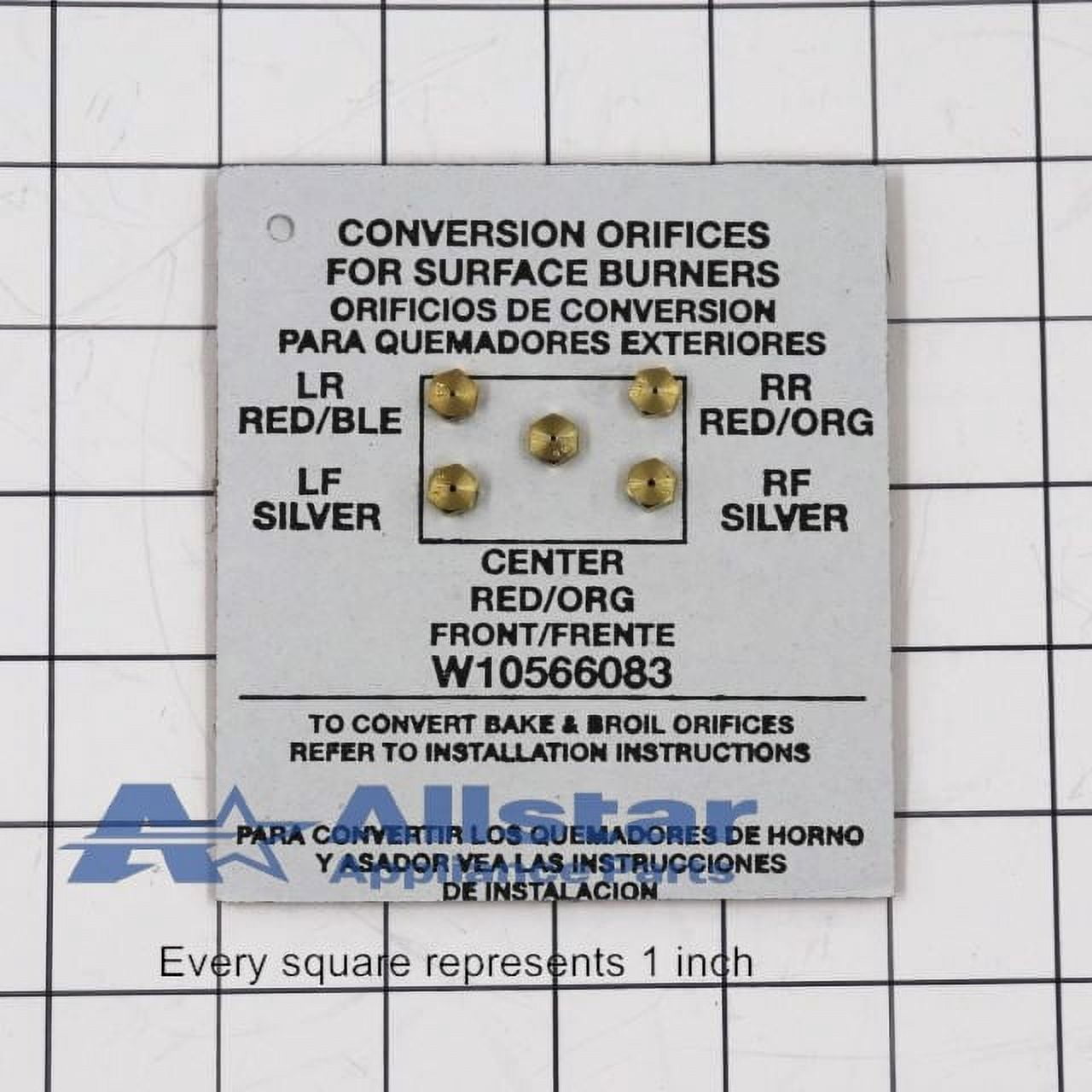 Whirlpool Range/Stove/Oven Conversion Kit W11126047
