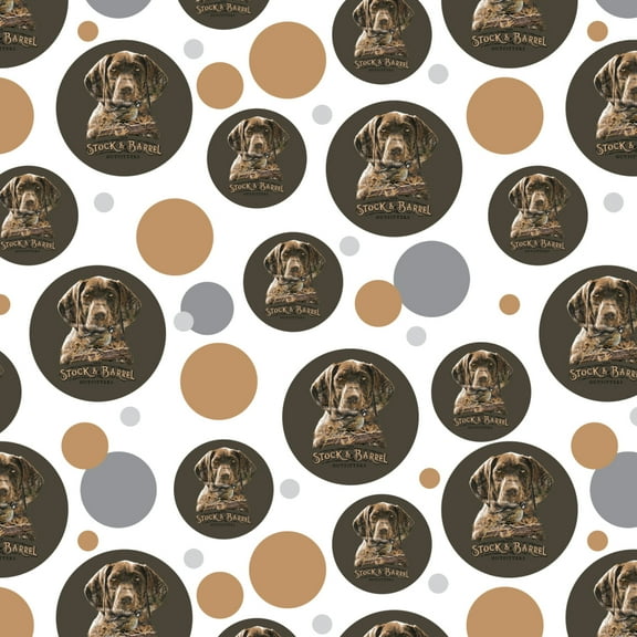 Stock and Barrel Outfitters Pointer Dog Quail Hunting Premium Gift Wrap Wrapping Paper Roll