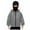 Z5-Dark Gray, variant on Boys Balaclava Hoodie with Face Mask Kids Full Zip Up Ski Mask Jacket Wind Resistant Cardigan Outwear Tops, Purple 12-13Y