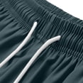 thumbnail image 3 of Breathable Running Workout Shorts for Women Casual Layer Athletic Swimwear Bottoms with PocketsDark GrayL, 3 of 6