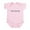 Petal Pink, variant on CafePress - Cutie Patootie:Girl Infant Creeper - Baby Light Bodysuit, Size Newborn - 24 Months