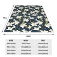 thumbnail image 3 of Balery Lilies Flowers Manta de Felpa Suave y Acogedora – Cobija de Franela Aterciopelada para Cama, Lavable y Cálida para Sofá, Mascotas, Transpirable-40"x30", 3 of 7