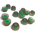 thumbnail image 3 of Silicone Ear Tips 7 Pairs Silicone Ear Cushion In-Ear Replacement Ear Tips, 4.5mm（Green）, 3 of 3