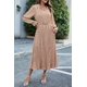 thumbnail image 5 of Vestido PRETTYGARDEN Boho Floral Cuello en V Manga Larga XL, 5 of 5