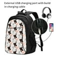 thumbnail image 2 of Yiaed Pigs Print Laptop Backpack,Business Travel Durable Laptops Backpack with USB Charging Port,Water Resistant College Computer Bag, 2 of 5