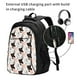 thumbnail image 2 of Balery Pigs Mochila con carga USB para hombre y mujer - Mochila impermeable y antirrobo para laptop con puerto USB para viajes, trabajo, 2 of 7