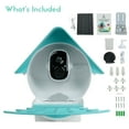 thumbnail image 4 of Birdkiss Bird Feeder with Camera, AI Identify Bird, Solar Panel, Built-in Microphone for Bird Watching Lovers, 4 of 8
