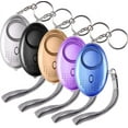 thumbnail image 1 of 5 Pack 140DB Personal Security Alarm, Safesound Personal Alarm Keychain with Mini Led Lights, Emergence & Safety Personal Alarm for Kids, Students, Women, Night Workers, Elderly Protection., 1 of 7