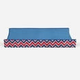 thumbnail image 6 of Bacati - Mix N Match Chevron/Dots Navy/Red Boys Quilted Changing Pad Cover, 6 of 16