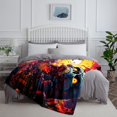 thumbnail image 4 of Blanket ，Evil Skeleton From Hell Print Blanket，Lightweight Cozy Plush Blanket, 4 of 4