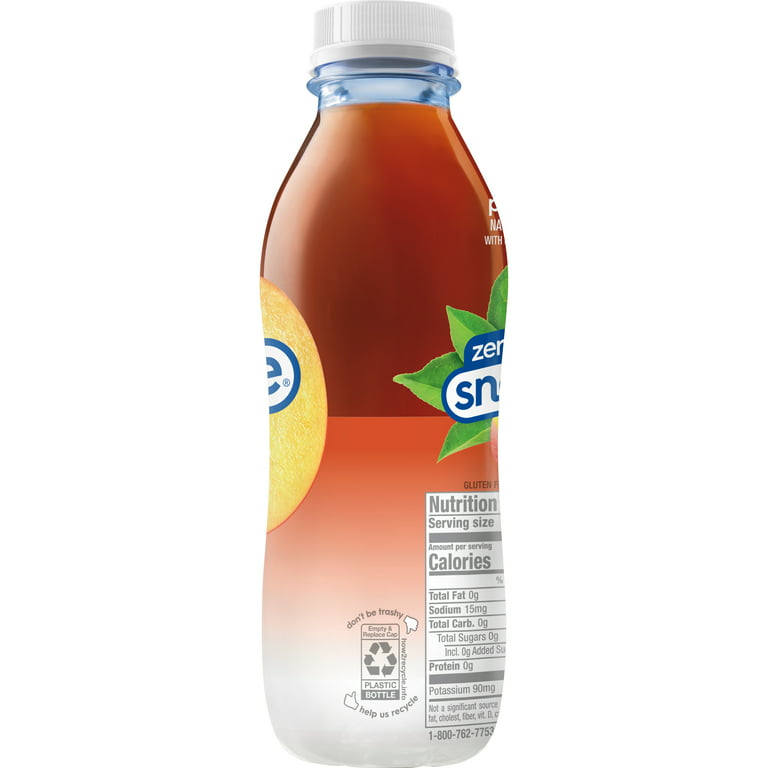 Snapple® Zero Sugar Peach Tea, 6 bottles / 16 fl oz - Food 4 Less