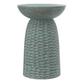 thumbnail image 2 of Simpli Home Boyd 16 inch Wide Solid Mango Contemporary Tall Accent Table in Teal Wash, Assembled, 2 of 8