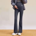 thumbnail image 5 of YHAJDS Maternity Pants Flared Yoga Pants Seamless Narrow Waist Long Pants For Spring, 5 of 5