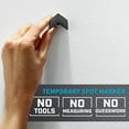 3M CLAW™ Drywall Picture Hanger with Temporary Spot Marker, holds 15