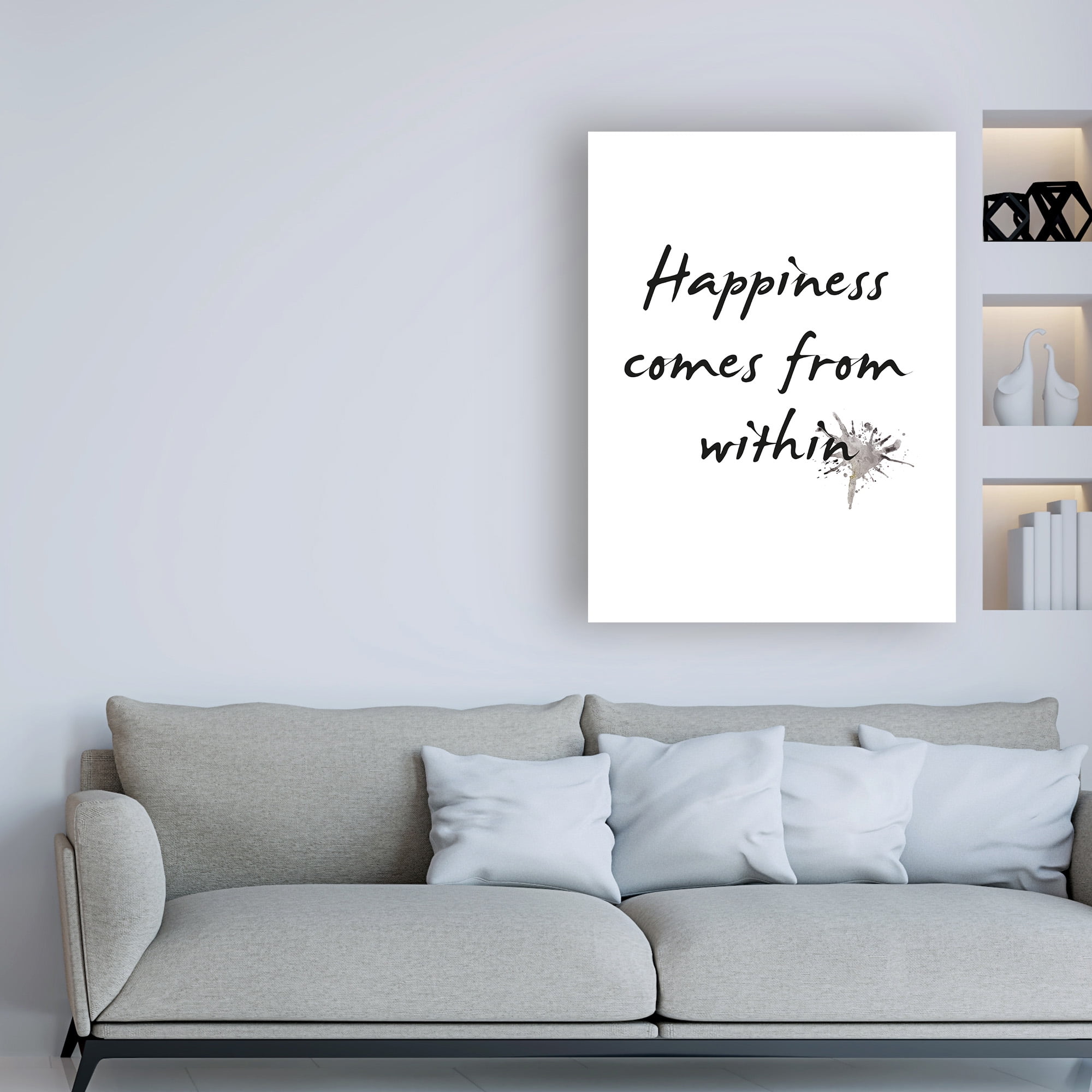 Trademark Fine Art 'Happiness Fabrikken' Canvas Art by Design Fabrikken