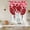 Red, variant on Red Mountains Tie Up Curtains 45 Inches Long, Kitchen Window Curtains Over Sink, Modern Aesthetic Cherry Blossoms Cranes Small Window Curtains Shade Balloon Curtains Valances for Bedroom/Cafe 34"x45"