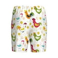 thumbnail image 7 of Daiia Chickens A Mens Woven Stretch Pajama Short,Short Pajama Pants-Medium, 7 of 7