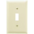 thumbnail image 1 of TP1ICC100 1 Gang 1 Toggle Opening Nylon Wall Plate, Ivory, 1 of 1