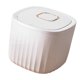thumbnail image 1 of Cubo de cereales, contenedor de arroz, 11 lb con tapa a presión, lata, frasco hermético, contenedor sellado Blanco, 1 of 9