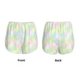 thumbnail image 6 of Uemuo Color Rabbit Pattern Women's Athletic Shorts High Waisted Running Shorts with Liner Pockets Gym Elastic Workout Shorts-Large, 6 of 9