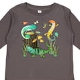 thumbnail image 4 of Inktastic Cute Lizards Hanging out Boys or Girls Long Sleeve Toddler T-Shirt, 4 of 5