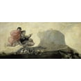 thumbnail image 2 of De Goya, Francisco 14x9 Black Ornate Wood Framed with Double Matting Museum Art Print Titled - El Aquelarre, 2 of 4