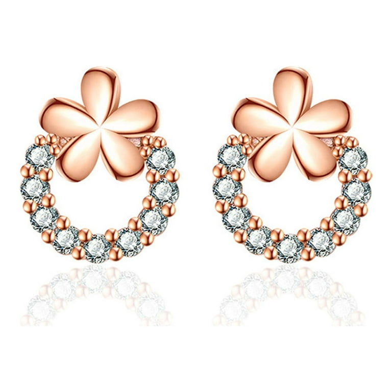 A Pair Of Fashion Ladies Charm Romantic Love Dinner Party Valentine's Day Hypoallergenic  Earrings Studs