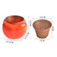 thumbnail image 6 of jiaroswwei 1 Set Flower Pot Dual Layer Shatterproof Plastic Decorative Plant Flower Pot with Water Container for Home, 6 of 8
