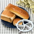 thumbnail image 3 of 2pcs Bread Molds Plastic Shaping Pastry Moulds Plastic Bread Moulds Non-stick Reusable Bread Baking Accessories, White, 3 of 6