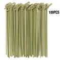 thumbnail image 4 of Bamboo Cocktail Picks 100 PCS Bamboo Skewers 6 Inch with Looped Knot, Food Picks,Party Toothpicks for Appetizers,Cocktail Drinks,Barbecue Snacks,Club Sandwiches. (Knot Skewer 6 inch 100 PCS), 4 of 7