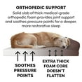 thumbnail image 4 of FurHaven Pet Products Quilted Full Support Orthopedic Sofa Pet Bed for Dogs & Cats - Coffee, Large, 4 of 13