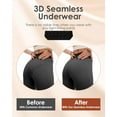 thumbnail image 2 of Womens Underwear Seamless Full Coverage Breathable Briefs No Show Silky Stretch High Waisted Ladies Panties 6 Pack, 2 of 14