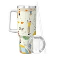thumbnail image 2 of KLL Golf Icons And Golfer Print 40oz Stainless Steel Insulated Car Cup Coffee Mug with Spillproof Lid - Keep Your Drink Hot or Cold on the Go, 2 of 8