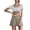 Khaki, variant on WRKEKC Two Piece Sets for Women Anti Exposure Sports Skirt Set Yoga Training Fitness Set for Workout and Exercise
