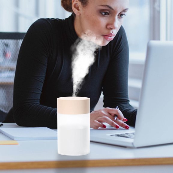 Oggfader Humidifiers for Bedroom New Product Mute Humidifier Portable Large Volume Colorful Humidifier Pink