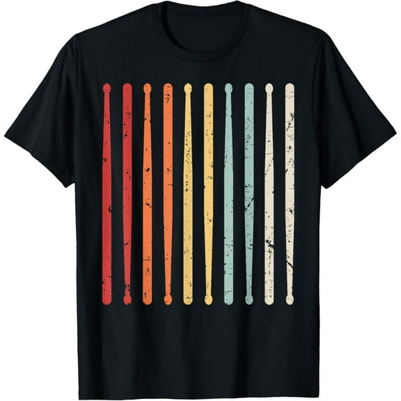 Funny Drum Stick Gift For Drummer Boys Girls Drum Player T-Shirt